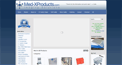 Desktop Screenshot of med-xproducts.com